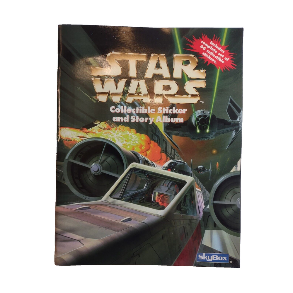 Star Wars Collectible Sticker And Story Album Vintage 1996 Empire Jedi Sci-Fi